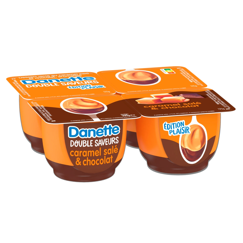 Danone Danette krémpuding 4x125 g sós karamell-csokoládé