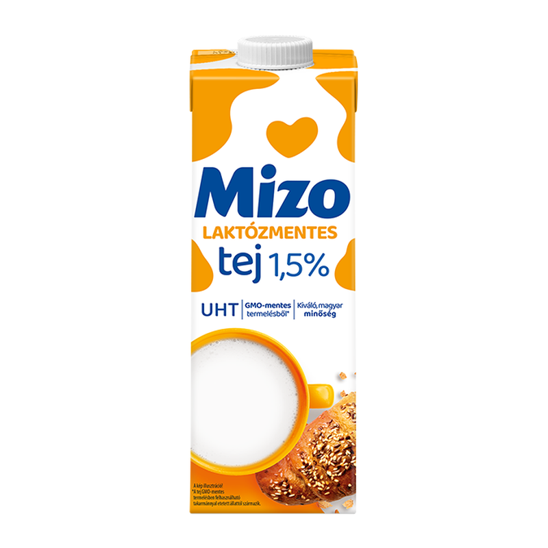 Mizo UHT tartós tej 1 l 1,5% laktózmentes