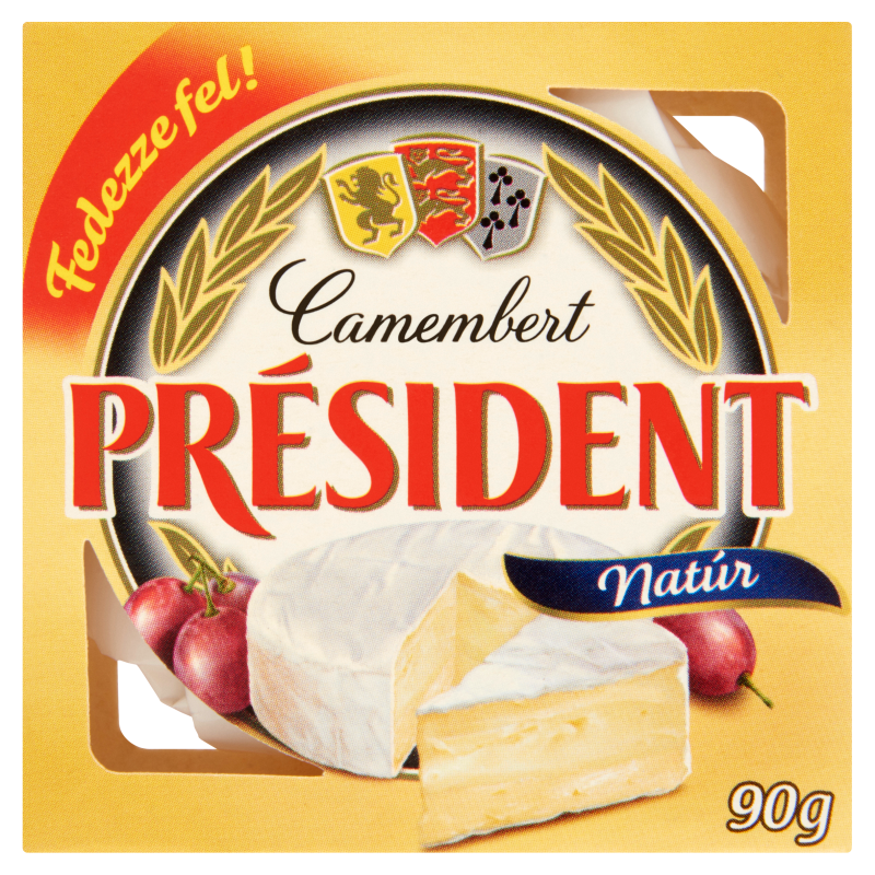 Président Camembert sajt 90 g natúr