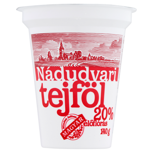 Nádudvari élőflórás tejföl 140 g 20%
