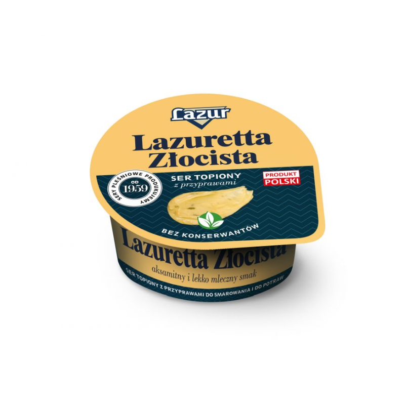 Lazur Lazuretta kenhető arany márványsajt 125 g