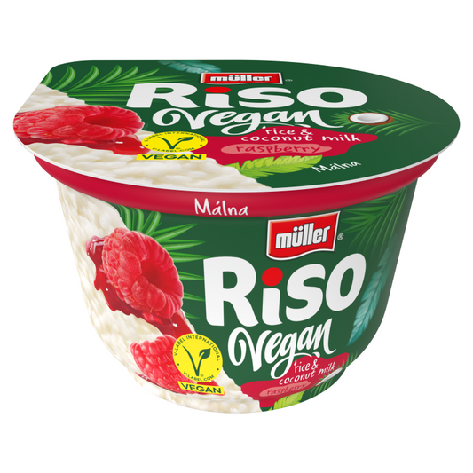 Müller Riso Vegán rizsdesszert 160 g málna