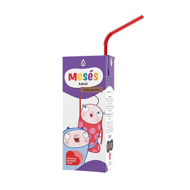 Mesés UHT zsírszegény kakaós tej 200 ml laktózmentes