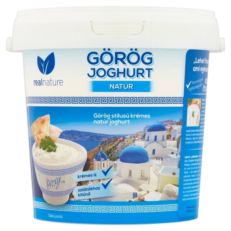Real Nature Proxy görög stílusú krémes joghurt 1 kg natúr