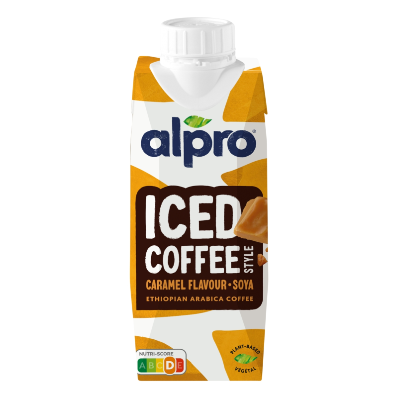 Alpro Iced Coffee karamellízű szójaitallal 250 ml gluténmentes, laktózmentes