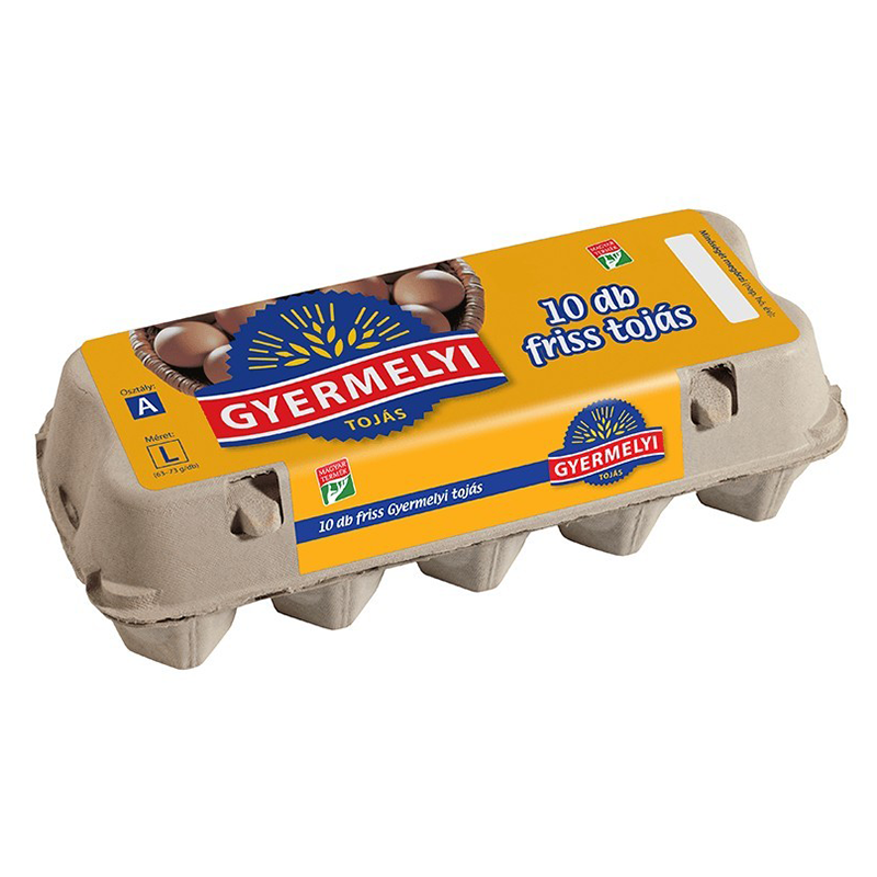Tojás 10 db Gyermelyi L