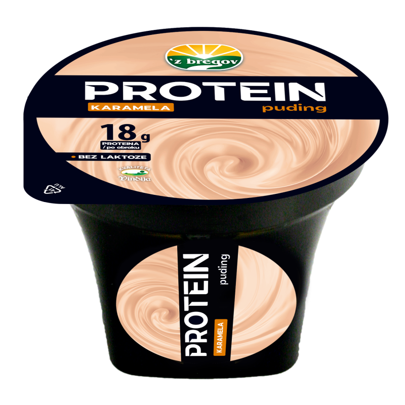 Vindija Protein puding 180 g karamellaízű, laktózmentes